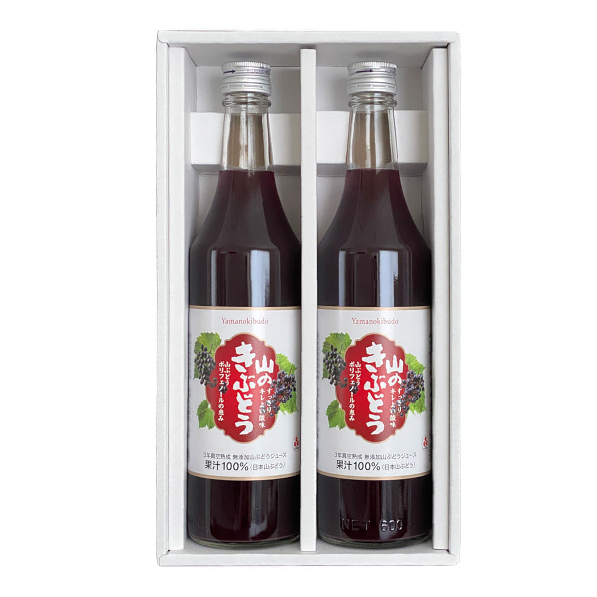 佐幸本店 岩手県 無添加 果汁100%ぶどうジュース 山のきぶどう〔600ml