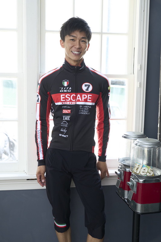 7ITA サイクルジャージ 長袖 上下 黒