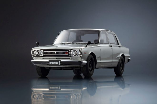 世界700台限定販売。京商samuraiシリーズに『ニッサン・スカイライン