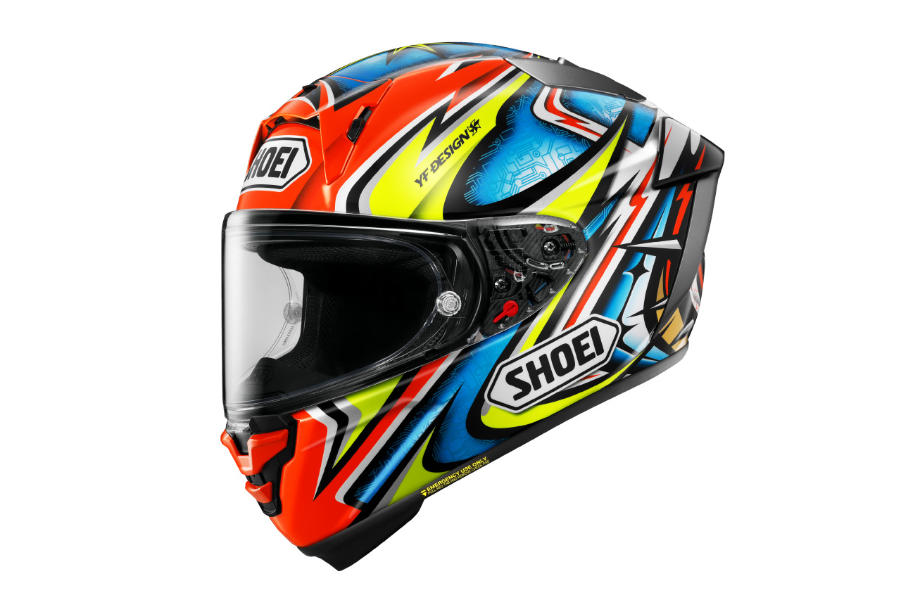 ショウエイの加藤大治郎レプリカヘルメットが『X-Fifteen』で復活。2色