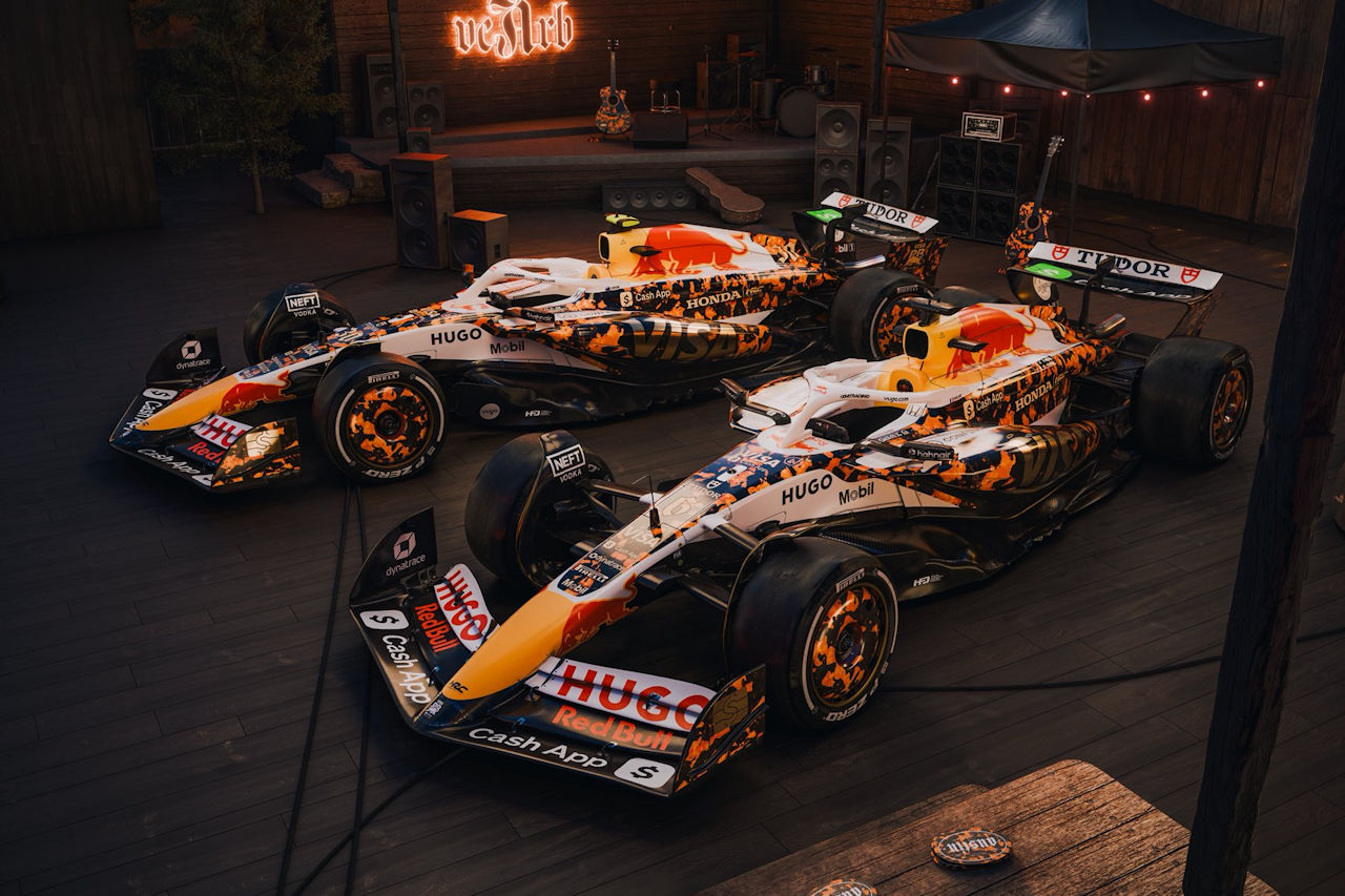 レーシングブルズ、F1アメリカGPのスペシャルリバリーを発表。米