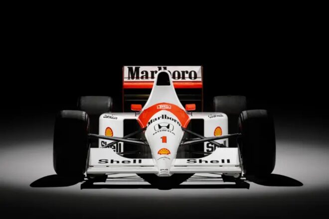 アイルトン・セナ、最初のブラジルGP優勝車『マクラーレンMP4／6
