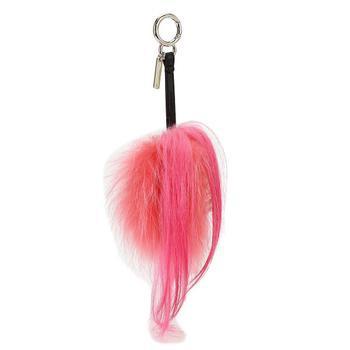 即発 FENDI カールラガーフェルド PUNKITO バッグ チャーム PINK