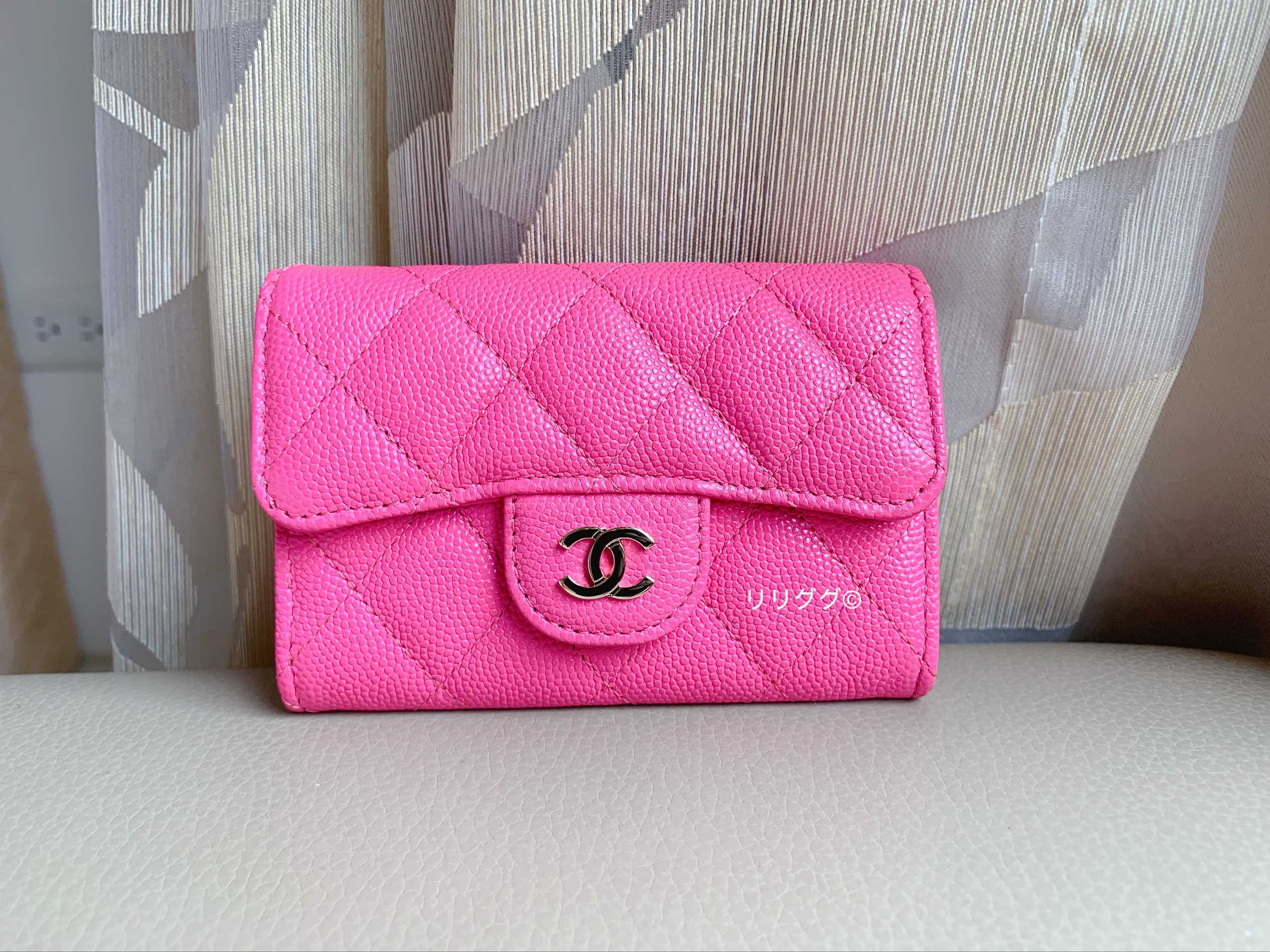 シャネル)A80799☆カードケース☆ピンクXゴールド (CHANEL/カード
