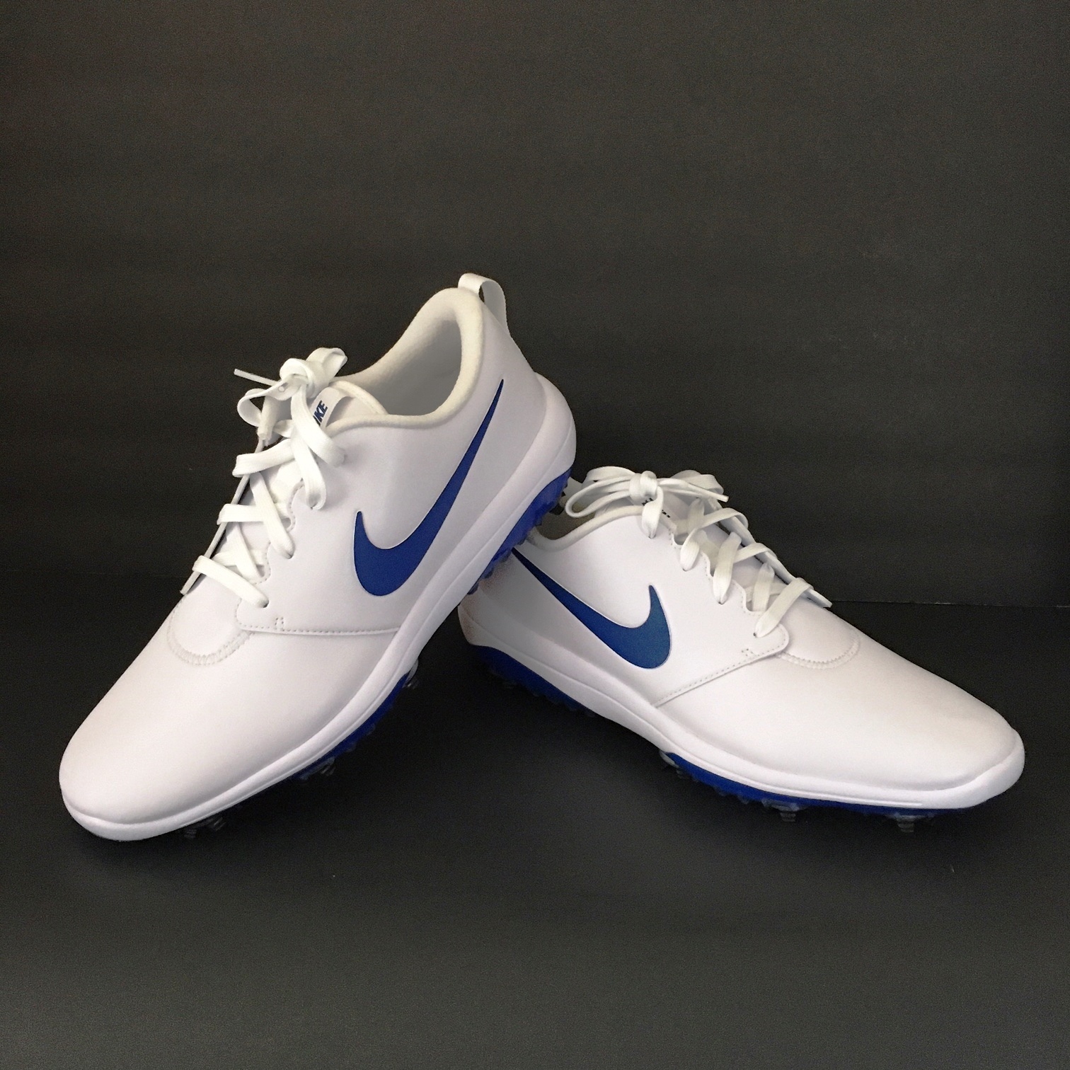 日本未販売 NIKE ROSHE G TOUR メンズゴルフシューズ 白／青 (Nike