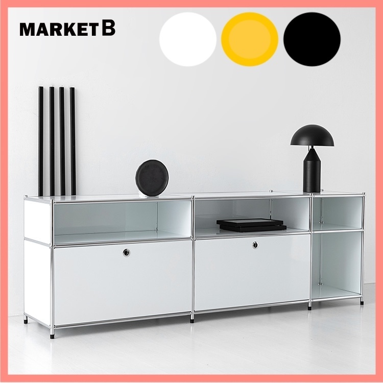 韓国 MARKET B) SIMPLIE 扉付きモジュール段収納 3x2/2門 1337 (MARKET