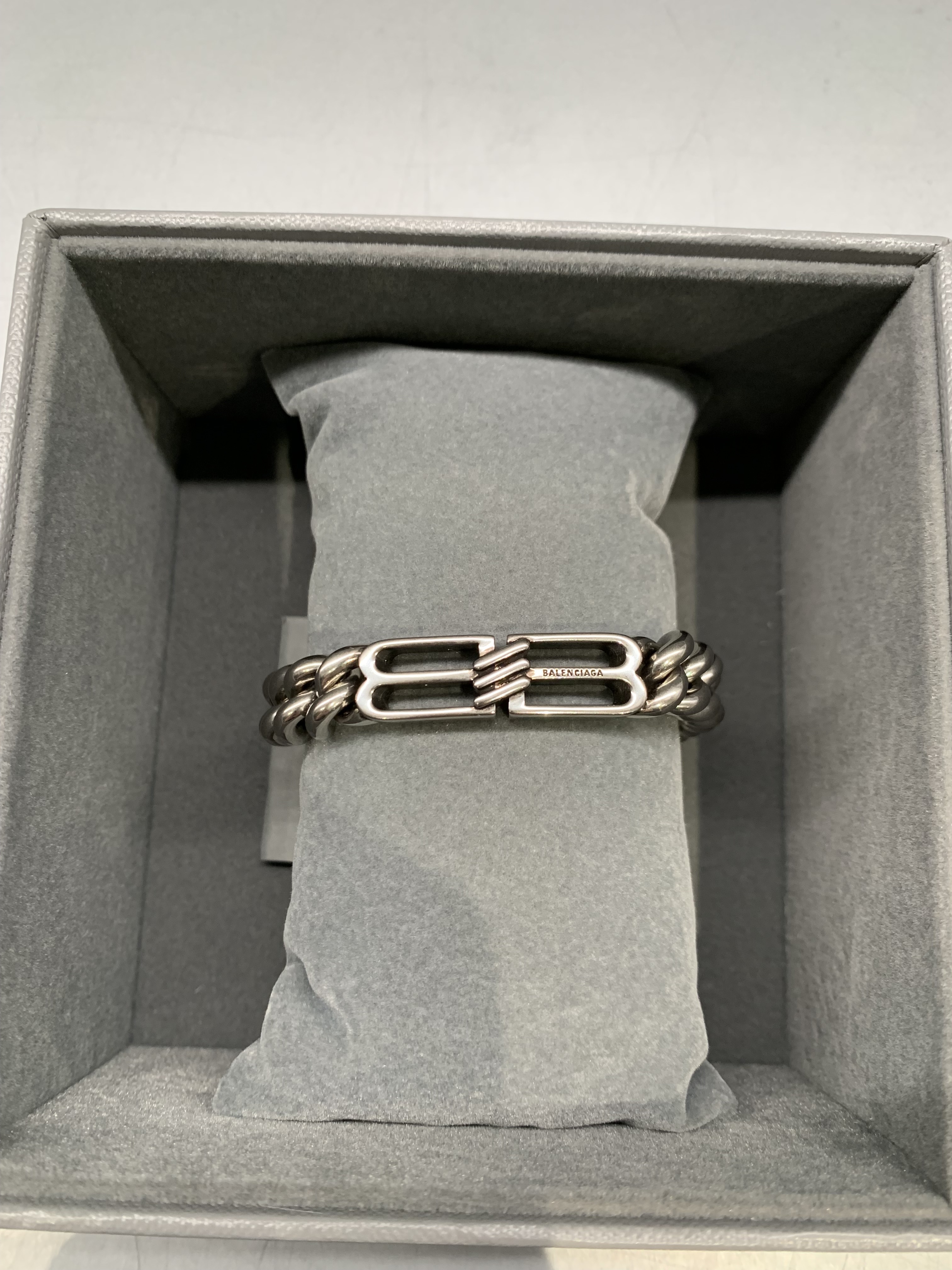 BALENCIAGA】BB ICON GOURMETTE ブレスレット (BALENCIAGA