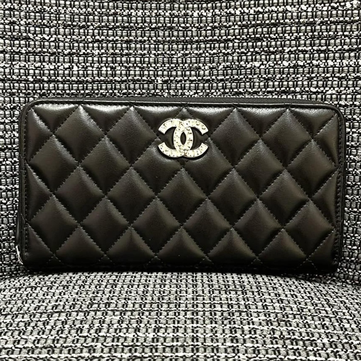 限定ロゴが可愛い♪】CHANEL ロング ジップ ウォレット 長財布 (CHANEL