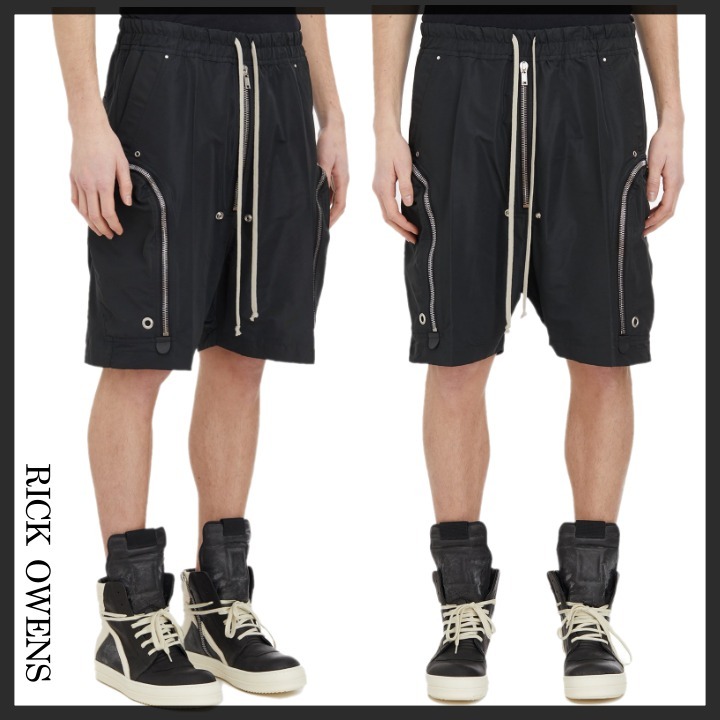 ◇RICK OWENS リックオウエンス◇ジップ ハーフ カーゴショーツ (RICK