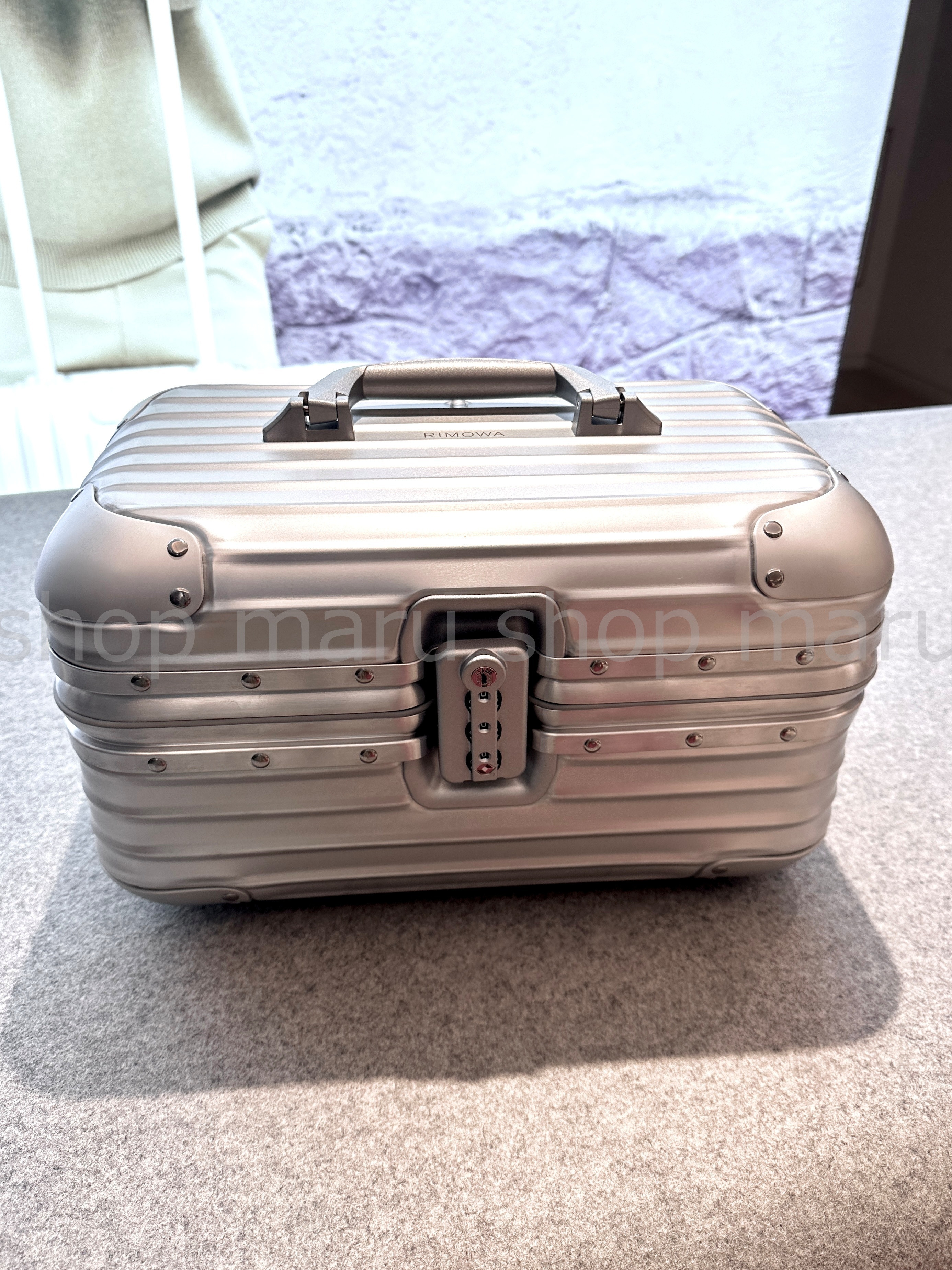 RIMOWA◇ORIGINAL ヴァニティ ケース◇アルミニウム シルバー (RIMOWA