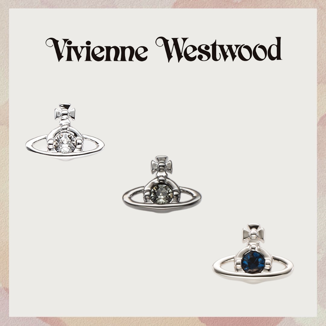 Vivienne Westwood】NANO SOLITAIRE シングルピアス (Vivienne
