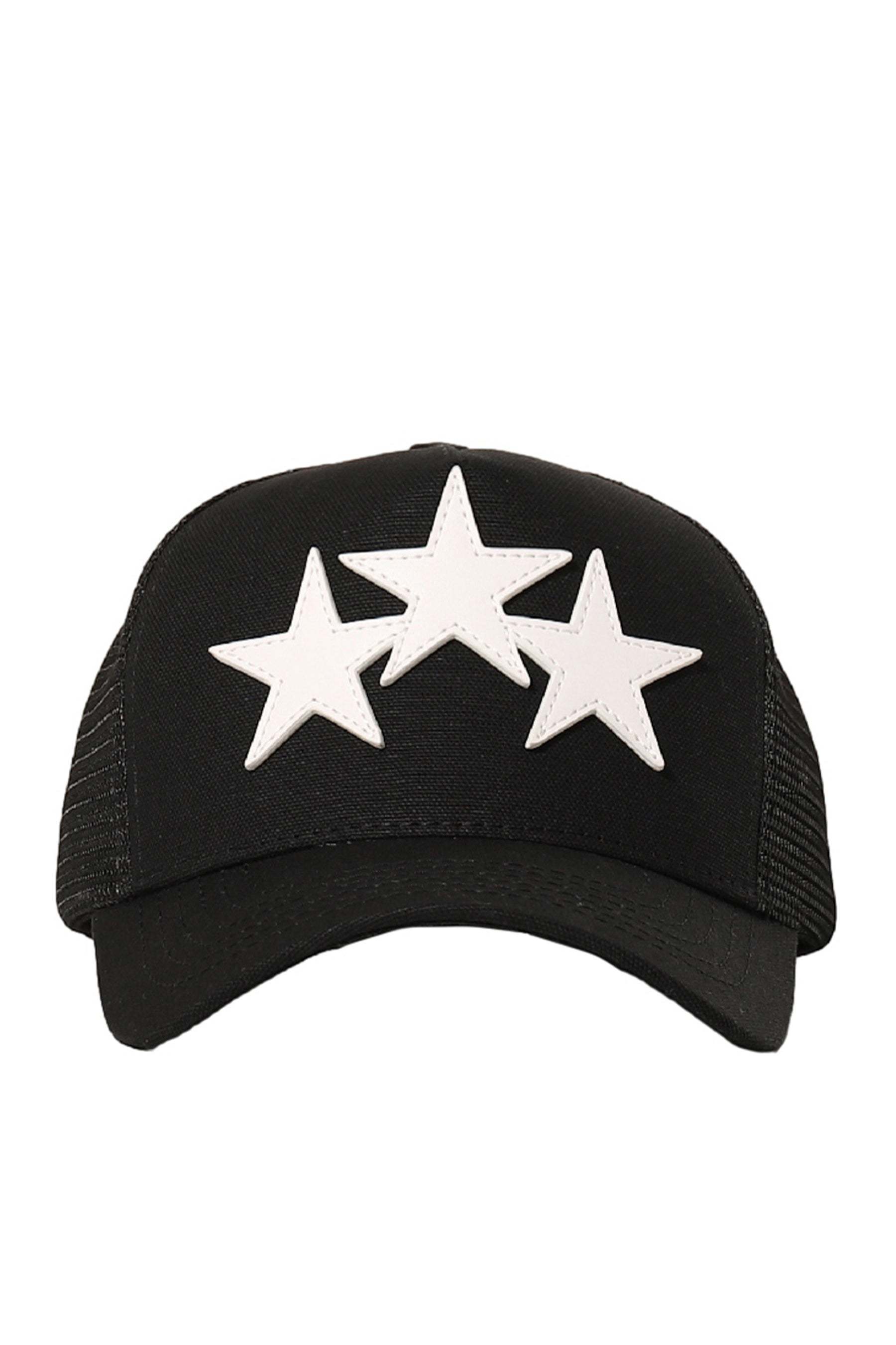 人気☆関税込【AMIRI】3 Star トラッカーキャップBlack (AMIRI