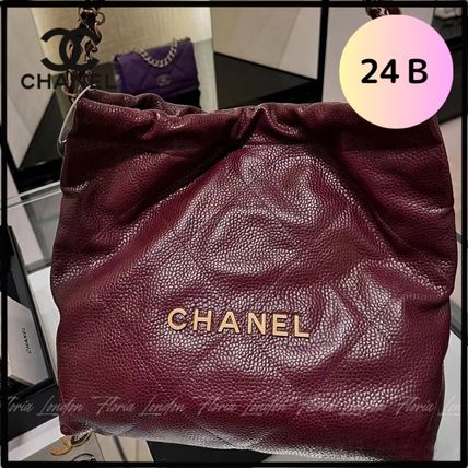 バーガンディ CHANEL CHANEL 22(シャネル) バッグ・カバン(レディース