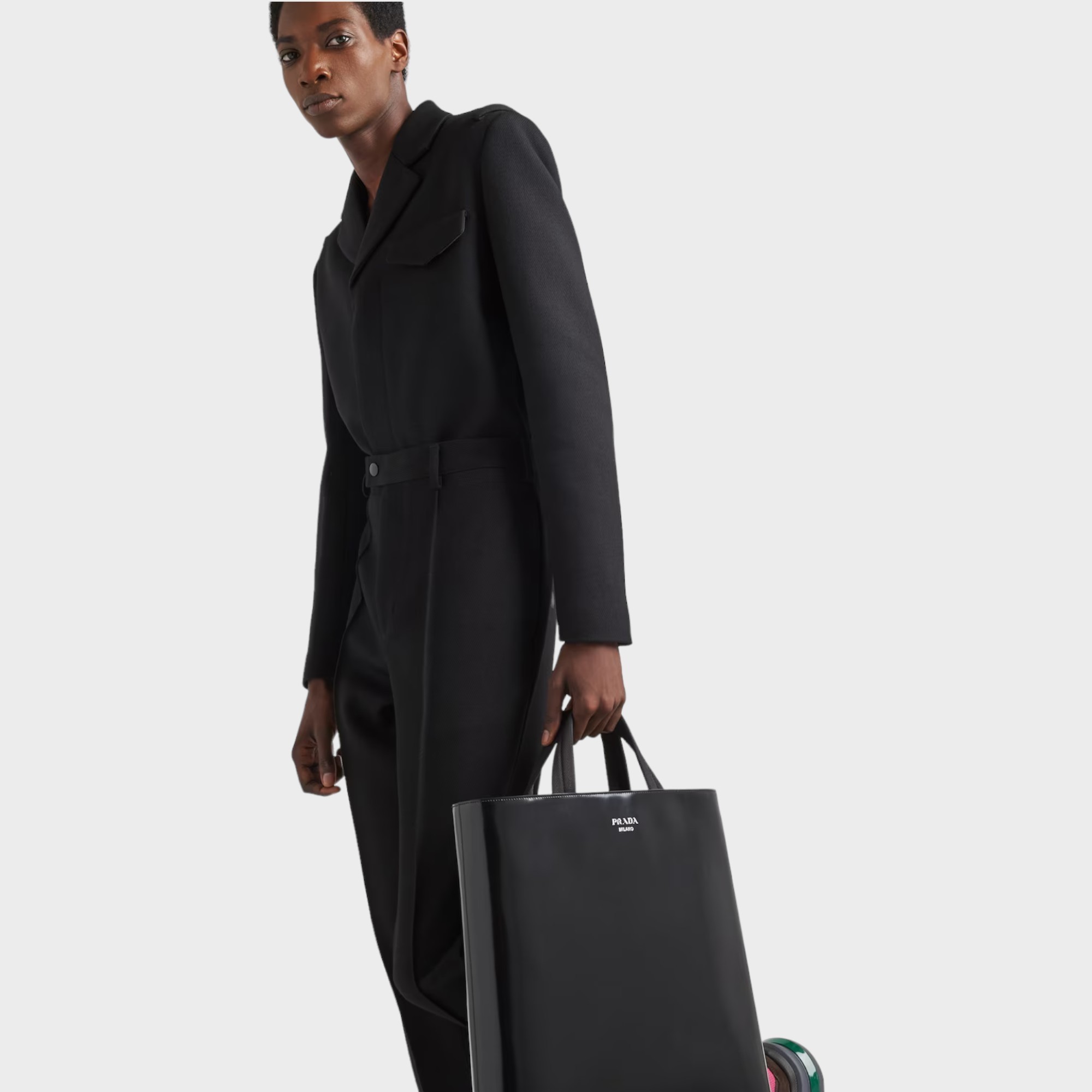 洗練感トート♪PRADA プラダ レザー トートバッグ (PRADA/トートバッグ