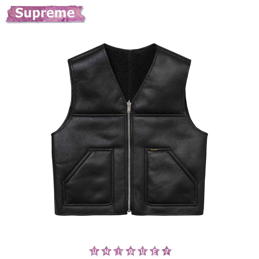 supreme】 Reversible Faux Shearling Vest (Supreme/トップスその他
