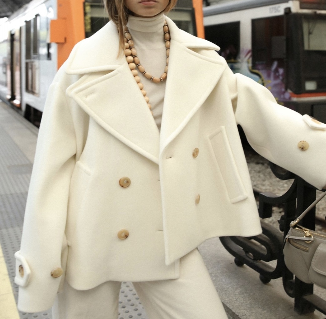 関税込☆在庫有☆Chloe ウール オーバーサイズショートコート (Chloe
