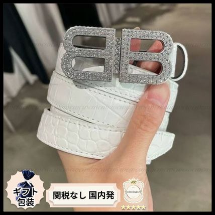 ホワイト（白）系 BALENCIAGA(バレンシアガ) ベルト(レディース