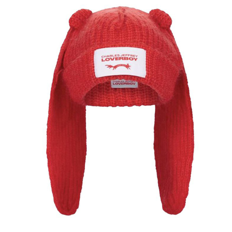 CHARLES JEFFREY LOVERBOY ニット帽 ラバーボーイ うさぎ耳 (Charles