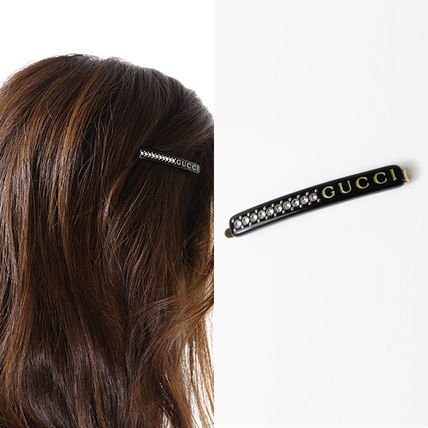 GUCCI クリスタルヘアバレッタ 鼈甲 GUCCI クリスタルヘアバレッタ