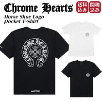 CHROME HEARTS☆FUCK YOU ホースシュー ロゴ ポケット Tシャツ (CHROME