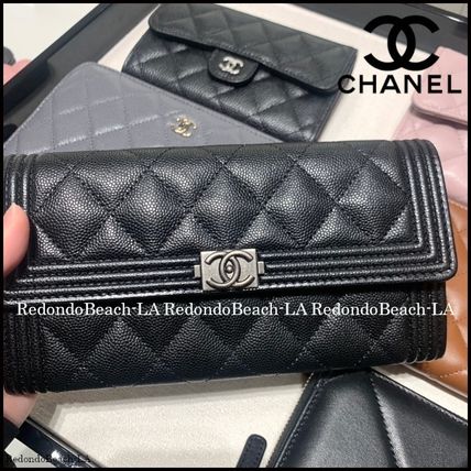 CHANEL BOY CHANEL(シャネル ボーイ シャネル) 長財布(メンズ