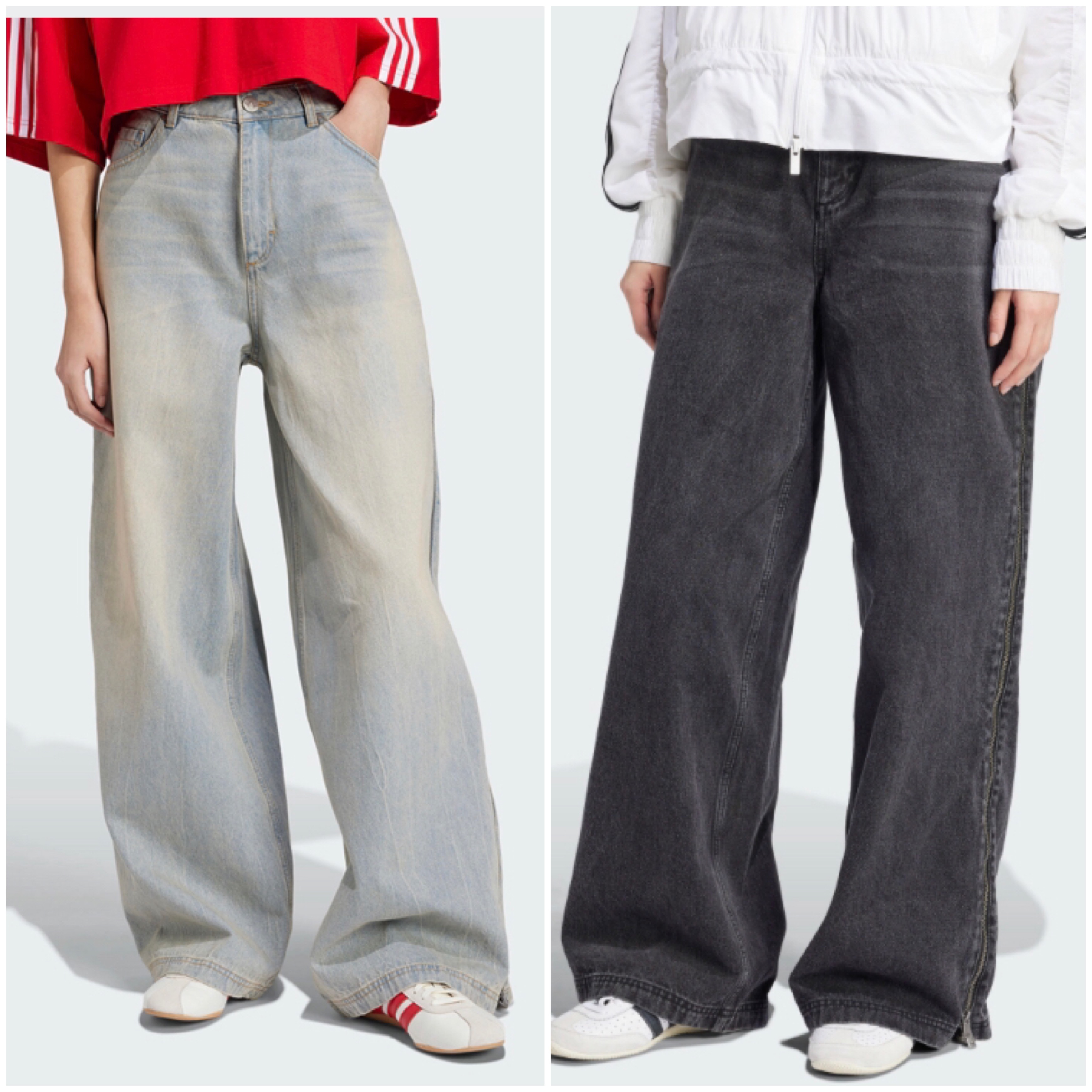adidas】セットアップ可 ADILENIUM SEASON 3 ZIP WASHEDデニム (adidas