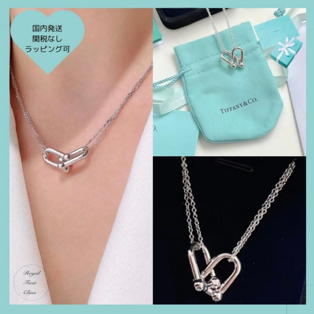 すぐ届く☆Tiffany ティファニー ラージダブルリンク ペンダント