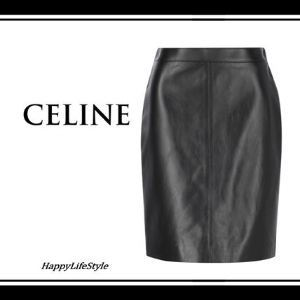 レザー（本革） CELINE(セリーヌ) スカート(レディース) - ブランド