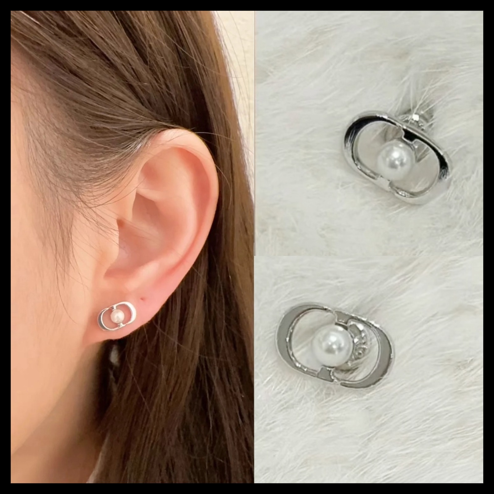 Dior ロゴデザイン ミニスタッドピアス 片耳用 Dior ロゴデザイン ミニ