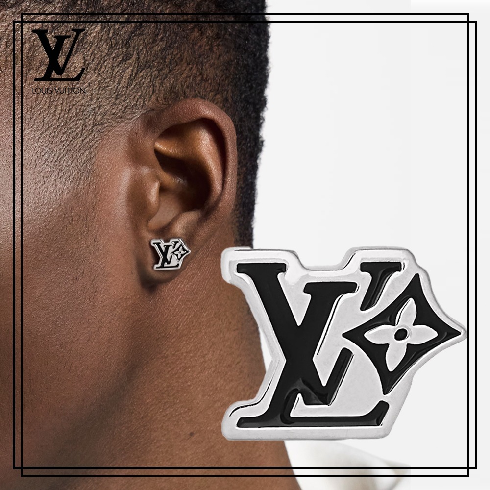 すぐ届く＊国内発送＊【Louis Vuitton】ピアス・LV フラワー