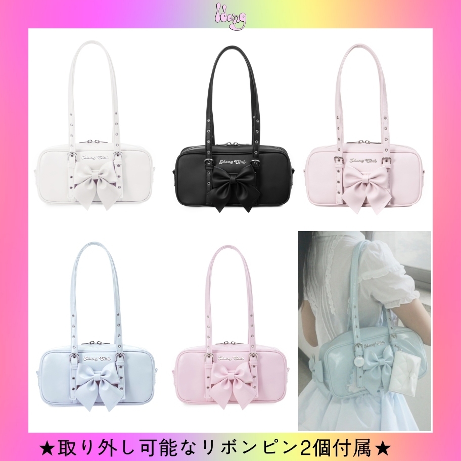 IDANG CLUB】韓国人気☆ Ribbon Mini Bag (idang club/ショルダー