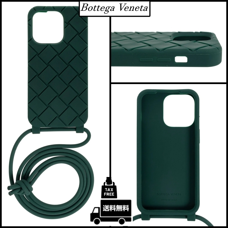 美品✨ BOTTEGA VENETA iPhone14 Pro ケース グリーン BOTTEGA VENETA