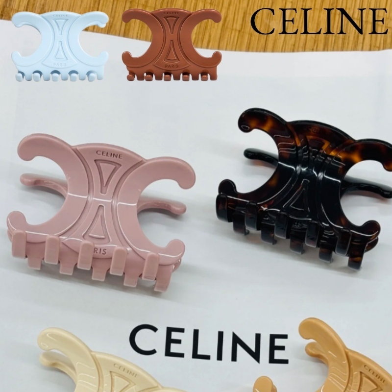 CELINE セリーヌ トリオンフ ラージヘアクロー ヘアクリップ 4色