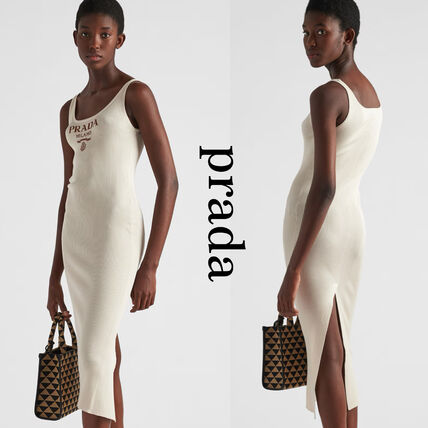 ノースリーブ PRADA(プラダ) ワンピース・オールインワン(レディース