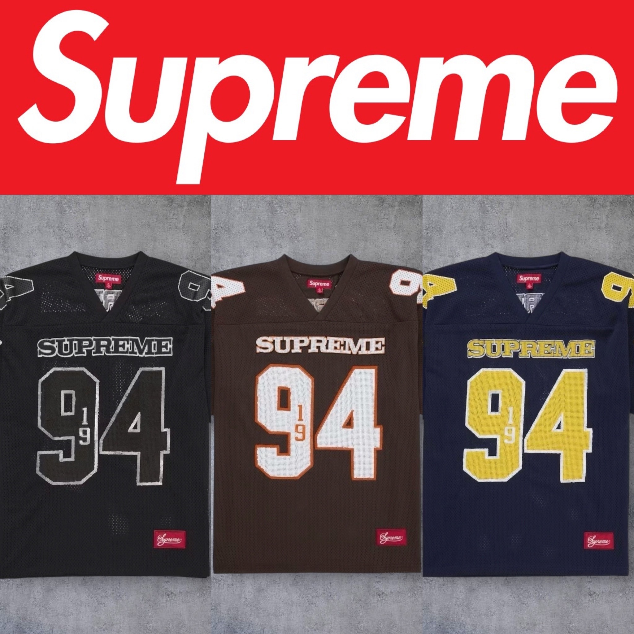 2025FW】Supreme Sequin Football Jersey (Supreme/シャツ) 122817468