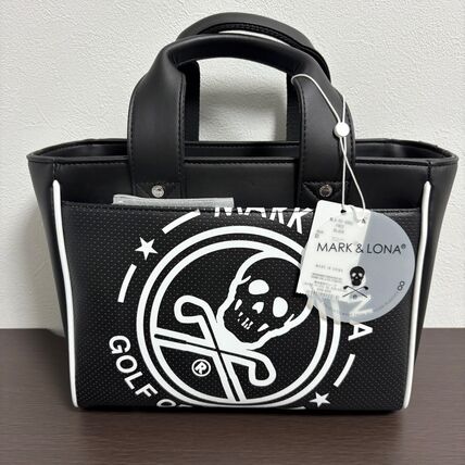 ① MARK&LONA マークアンドロナ ハンドバッグ スカルデザイン ①