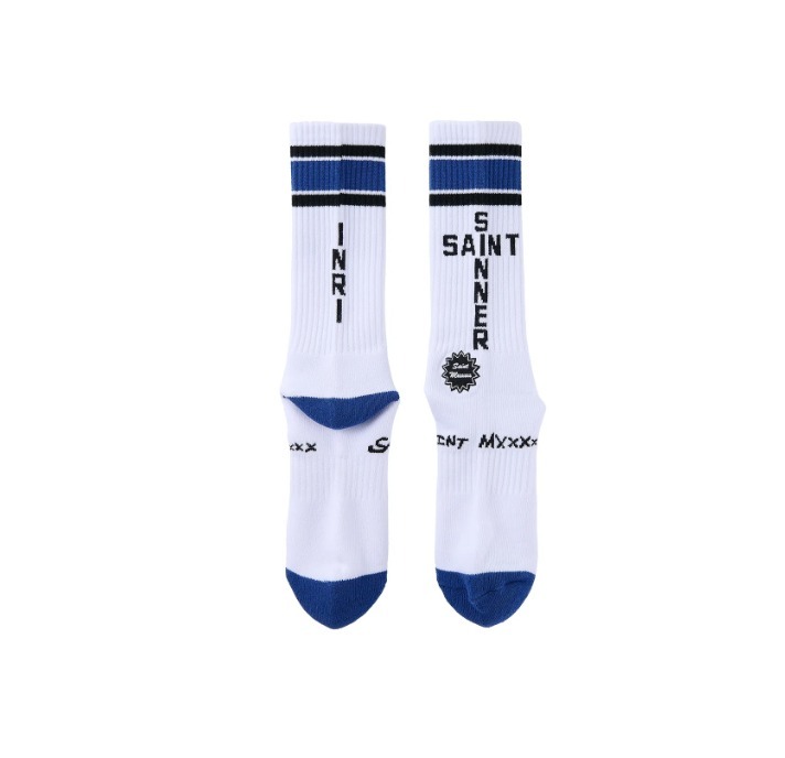 セントマイケル】SAINT Mxxxxxx SOCKS/SAINT SINNER/BLUE (Saint