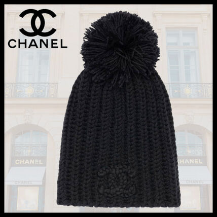 ニット帽 ポンポン CHANEL(シャネル) - ブランド通販のBUYMA