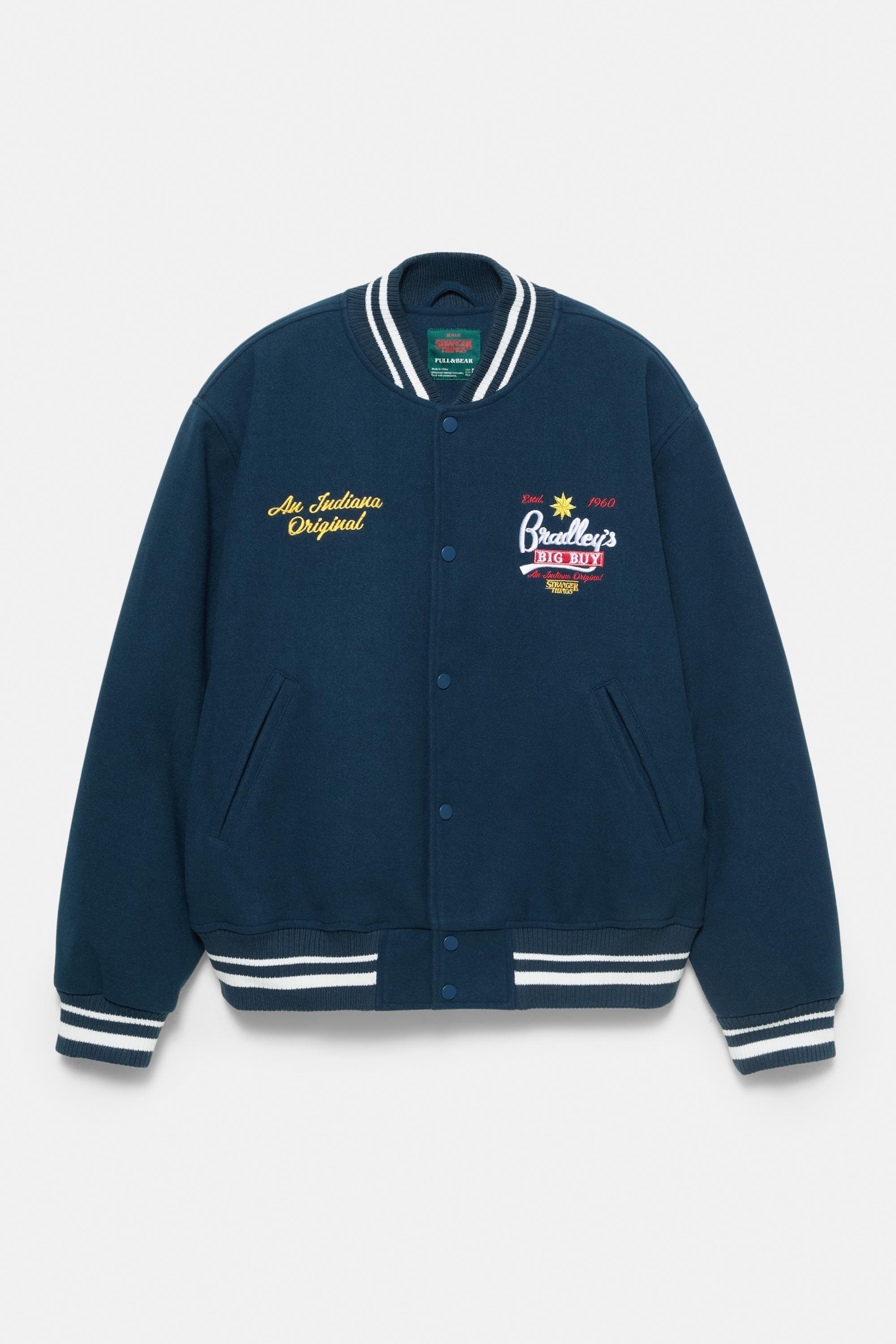 ☆日本未入荷*PULL&BEAR × STRANGER THINGS*VARSITYジャケット (PULL
