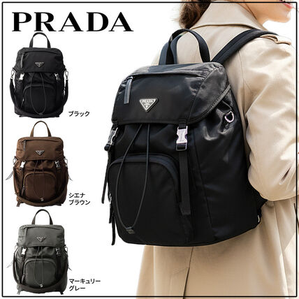 A4サイズ収納可 PRADA(プラダ) バックパック・リュック(レディース