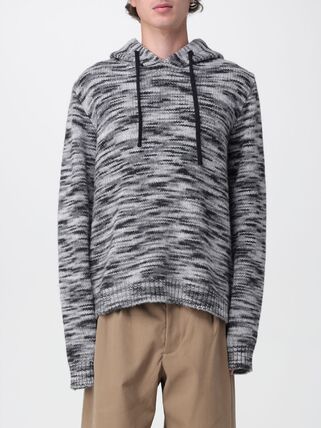 グレー（灰色）系 Off-White(オフホワイト) ニット・セーター(メンズ