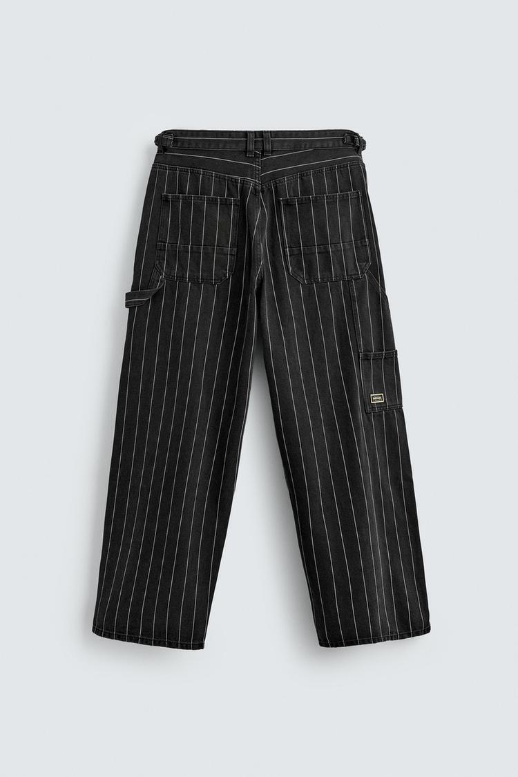 ZARA ザラ バルーンフィットアブストラクトプリントパンツ EU40 jp31