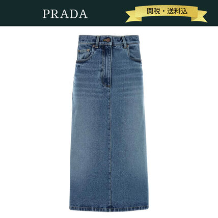 デニム PRADA(プラダ) スカート(レディース) - ブランド通販のBUYMA
