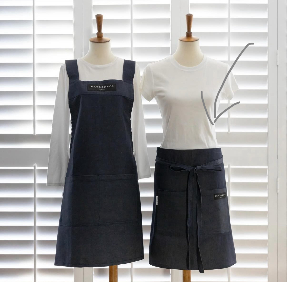 DEAN &DELUCA エプロン ブラック DEAN＆DELUCA☆ハワイ限定 カフェ