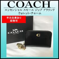 人気☆COACH スモール ジップ アラウンド ウォレット・チャーム (Coach