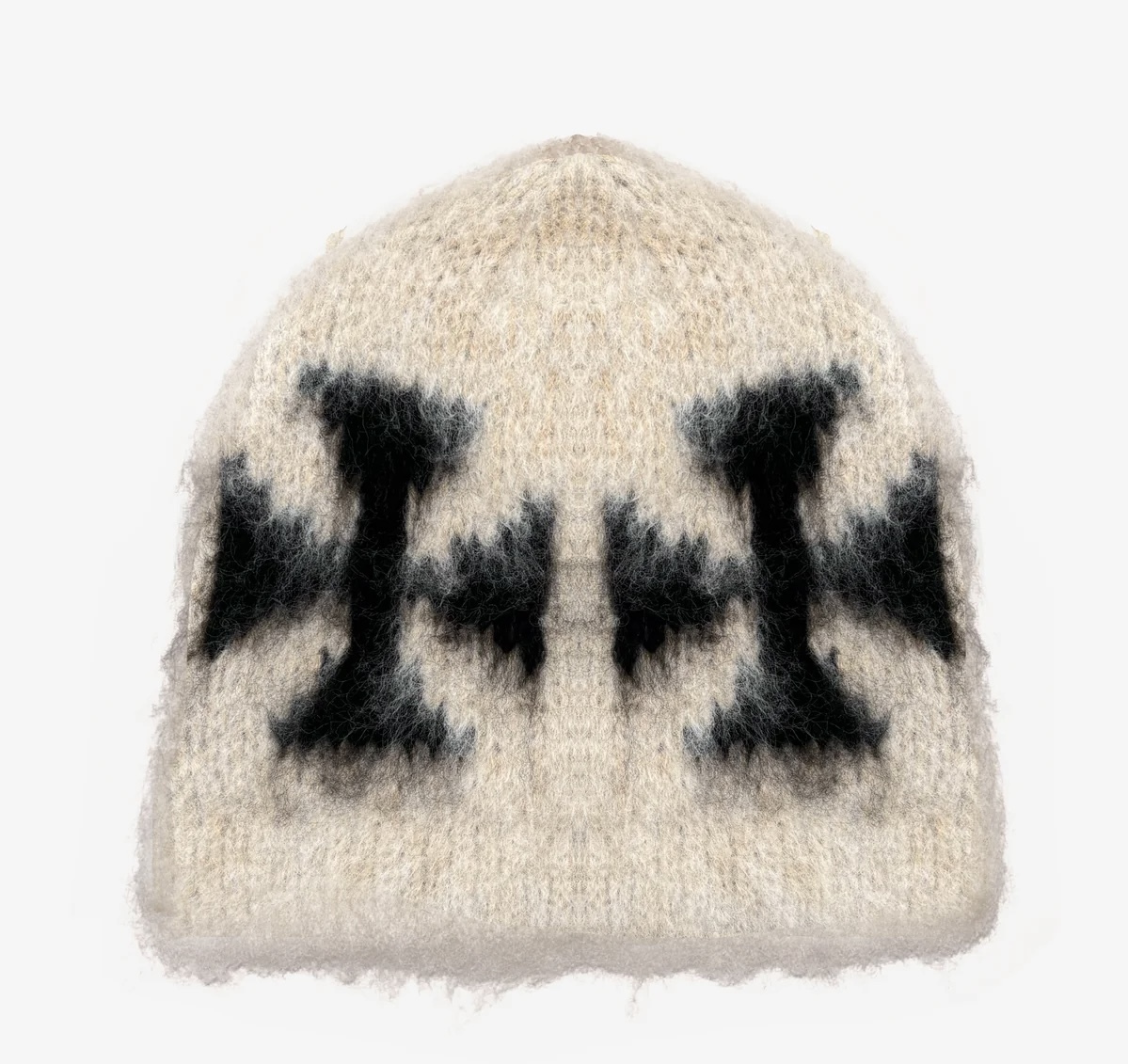 ☆存在感抜群☆【ASKYURSELF】BRUSHED CROSS BEANIE ビーニー