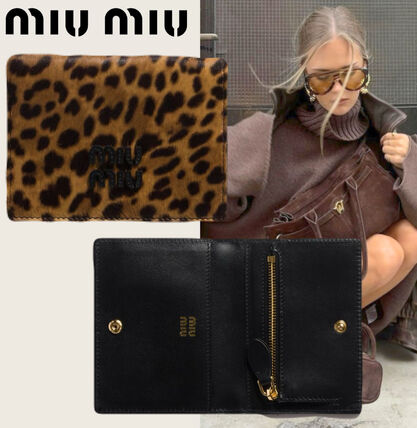 レオパード（ヒョウ柄） MiuMiu(ミュウミュウ) - ブランド通販のBUYMA