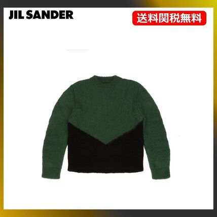 グリーン（緑）系 Jil Sander(ジルサンダー) ニット・セーター(メンズ