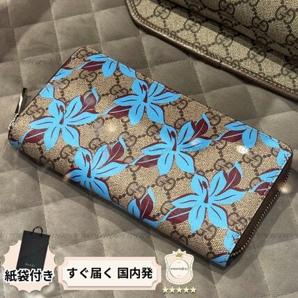 花柄 GUCCI(グッチ) 長財布(レディース) - ブランド通販のBUYMA