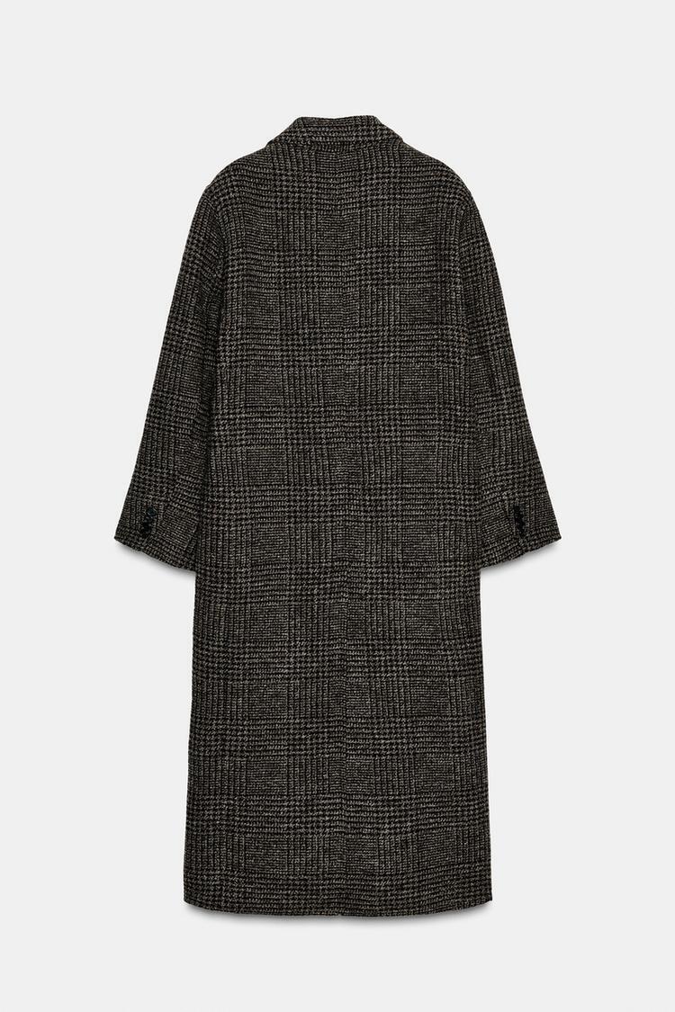 ZARA ZW COLLECTION チェック柄コート 8491/264/716 (ZARA/コート